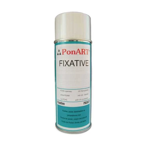 Ponart Fixative Sprey Pastel ve Füzen Koruyucu 400 ml.