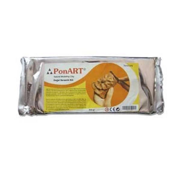 Ponart - Kosida Seramik Kili 500 gr. Terracotta