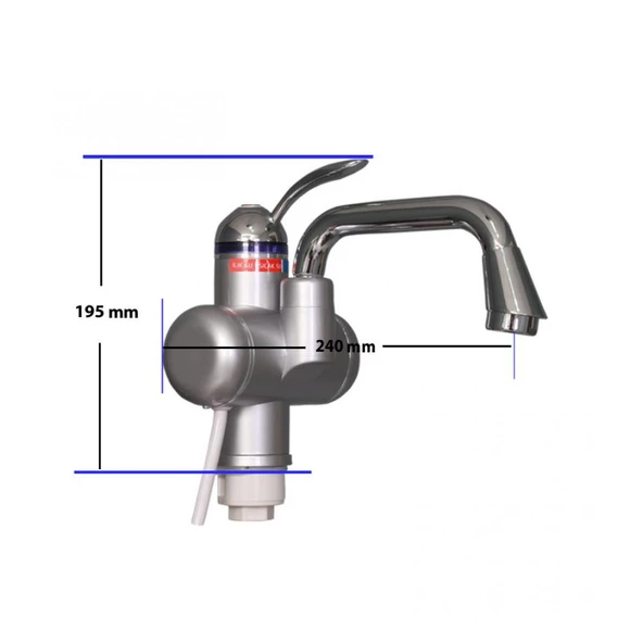Sıcak Musluk - ASG - 2S - Elektrikli ısıtıcılı musluk - 3