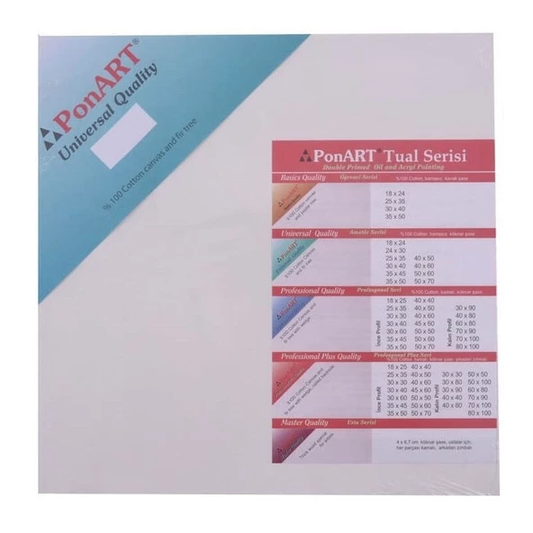 Ponart Universal Tuval 50x50 cm.