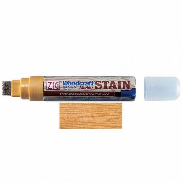 Zig Woodcraft Stain Marker 15 mm Kesik Uçlu Mobilya ve Parke Kalemi 653 Honey Oak (Bal Meşe)