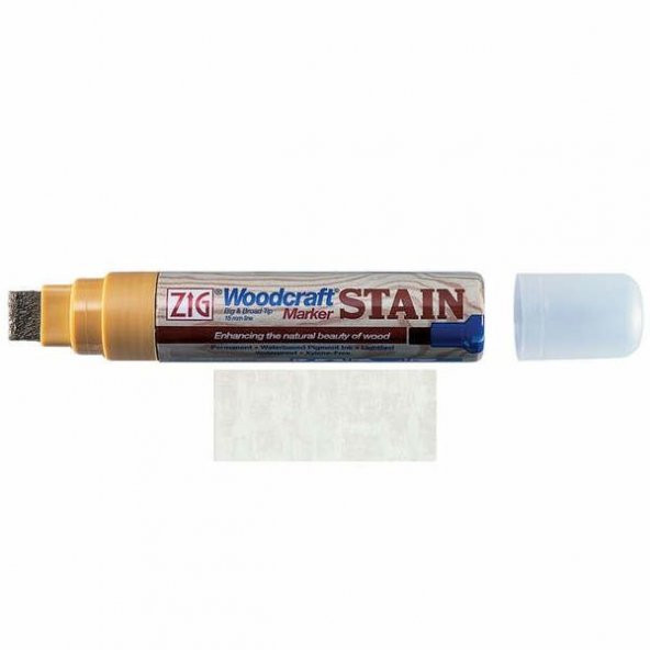 Zig Woodcraft Stain Marker 15 mm Kesik Uçlu Mobilya ve Parke Kalemi 951 Whitewash (Kireçli Meşe) ürün görseli