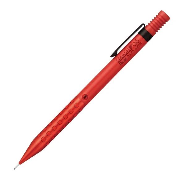 Pentel Smash Q1000 0.5 mm Mekanik Kurşun Kalem Kırmızı Q1005-B