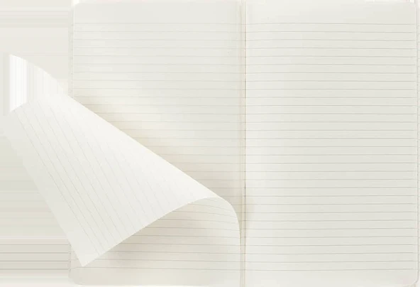 Moleskine Chaier 3lü Günlük Defter Çizgili L Boy 13x21 cm 80 Sayfa Siyah - 5