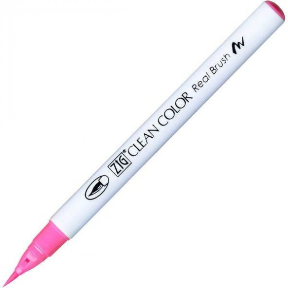 Zig Clean Color Real Brush Fırça Uçlu Marker Kalem 003 Fluorescent Pink