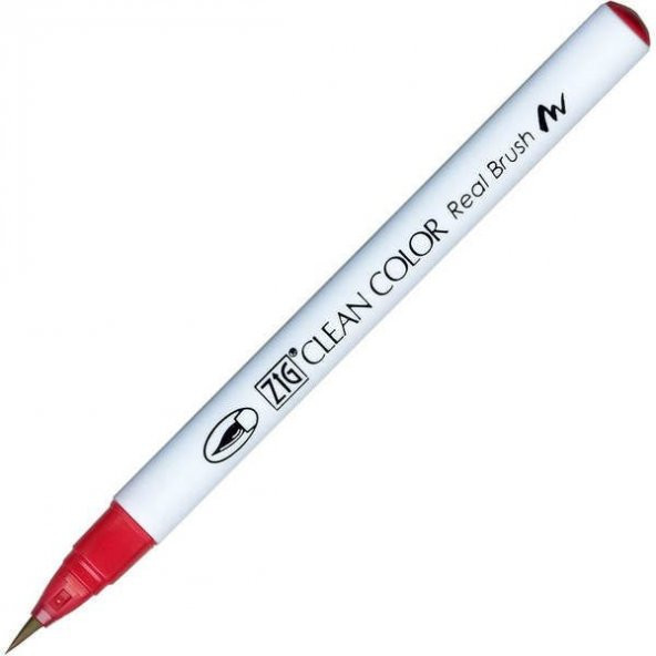 Zig Clean Color Real Brush Fırça Uçlu Marker Kalem 029 Geranium Red ürün görseli