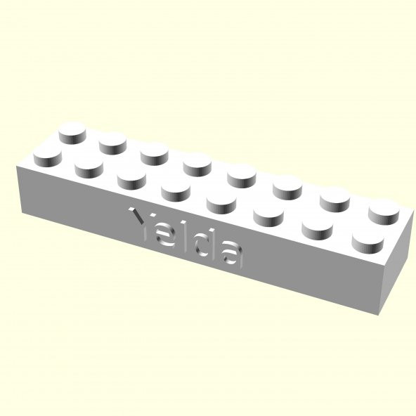 Yelda Kişiye Özel Üretim Lego Sevgiliye Oyuncak Eşe Hediyelik Organik Plastikten