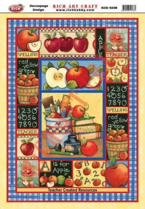 Rich Dekopaj Kağıdı 33x48 cm. 9208