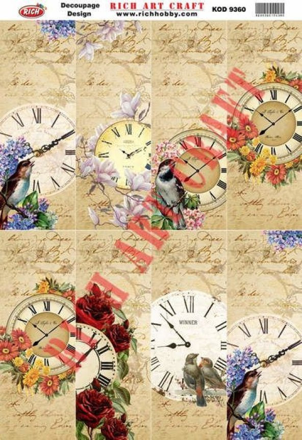 Rich Dekopaj Kağıdı 33x48 cm. 9360 ürün görseli