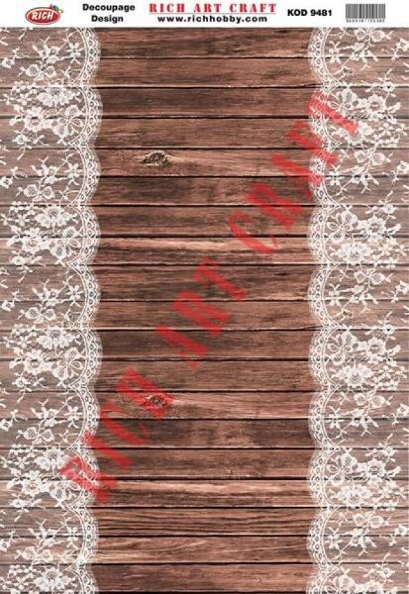Rich Dekopaj Kağıdı 33x48 cm. 9481