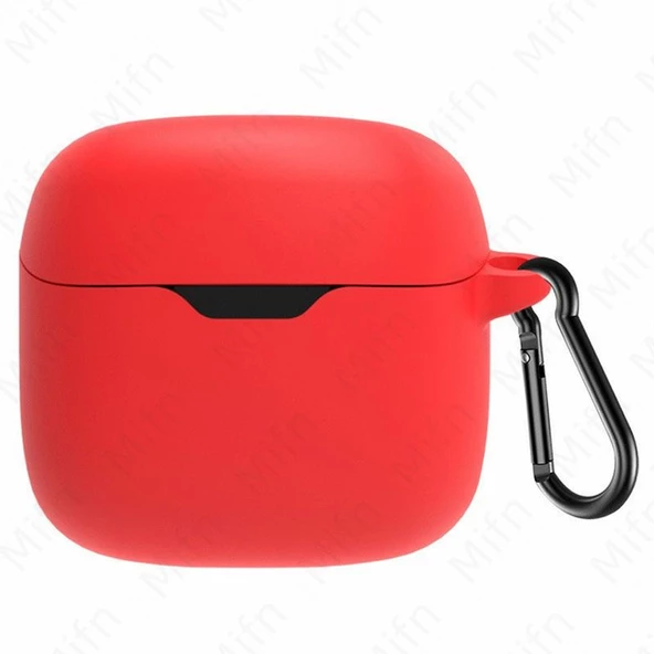 Gpack JBL Tune Flex Kılıf Model Uyumlu Mat Silikon Soft Kancalı SF7 - 3