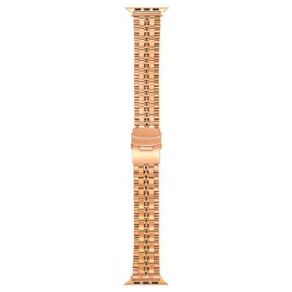 Gpack Apple Watch 4 5 40mm Kordon Mat Parlak Şerit Bakla Desenli Krd54 - 6