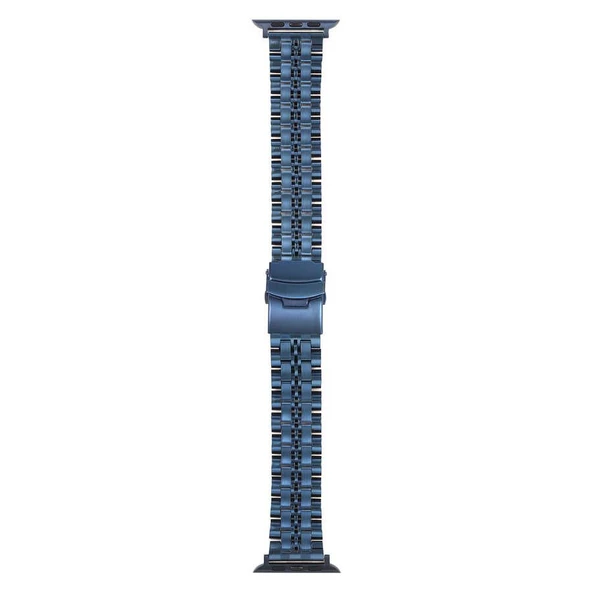 Gpack Apple Watch SE 40 mm Kordon Mat Parlak Şerit Bakla Desenli Krd54 - 4
