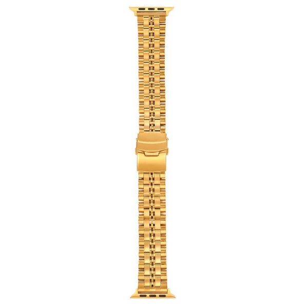 Gpack Apple Watch 4 5 40mm Kordon Mat Parlak Şerit Bakla Desenli Krd54 - 7