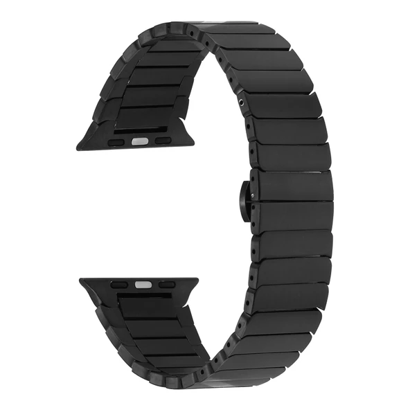 Gpack Apple Watch Series 3 4 5 44mm Kordon Alüminyum Alaşım Çizgi Desenli Krd79