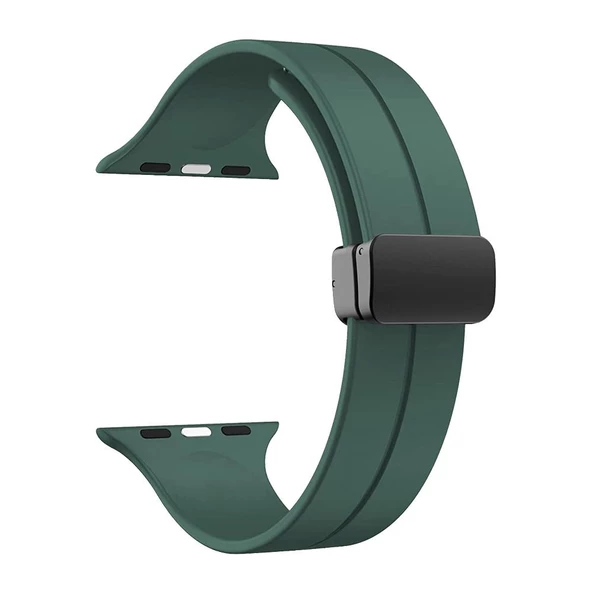 Gpack Apple Watch Ultra Kordon Ayalanabilir Mıknatıslı Mat Silikon Krd84 - 8