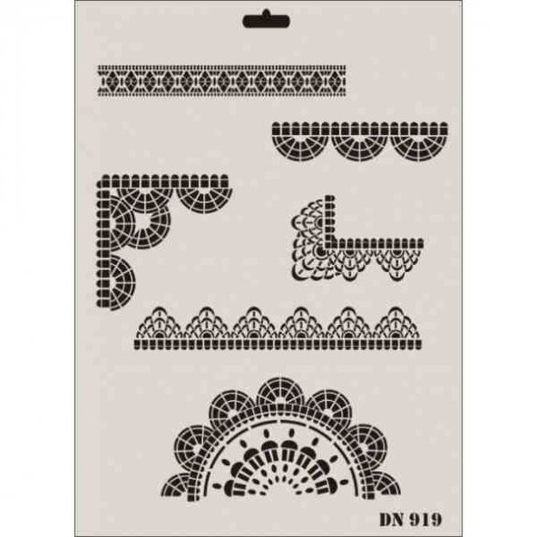 Rich Dantel Stencil Boyama Şablonu 25x35 cm. DN-919