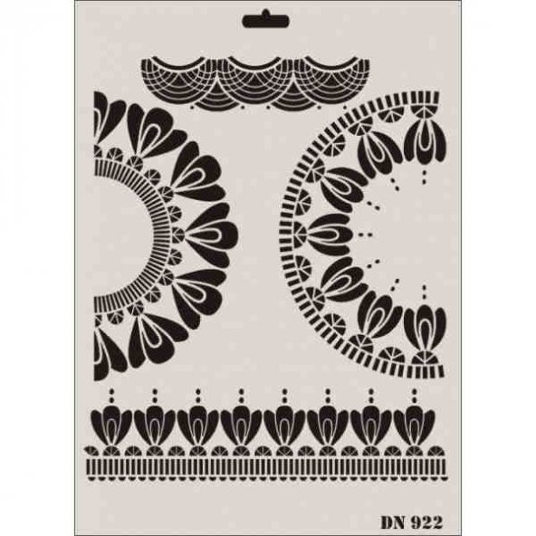 Rich Dantel Stencil Boyama Şablonu 25x35 cm. DN-922 ürün görseli