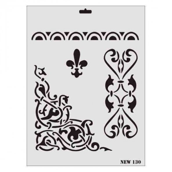 Rich Stencil Boyama Şablonu 25x35 cm. NEW-130 ürün görseli
