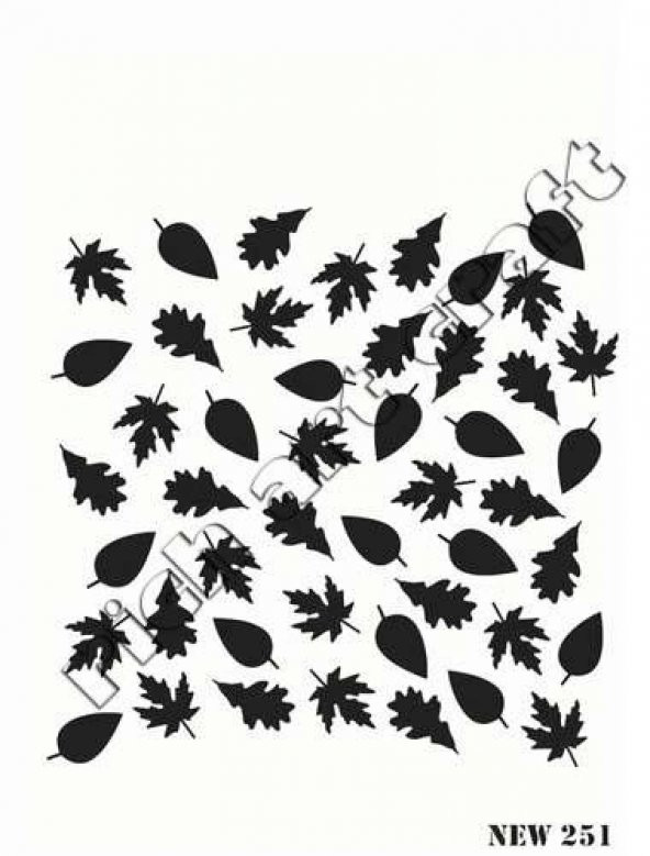 Rich Stencil Boyama Şablonu 25x35 cm. NEW-251 ürün görseli