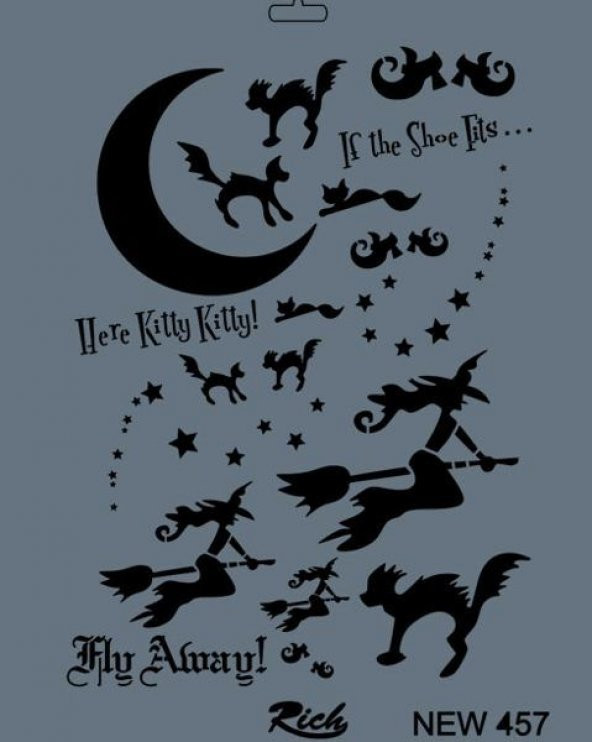 Rich Stencil Boyama Şablonu 25x35 cm. NEW-457 ürün görseli