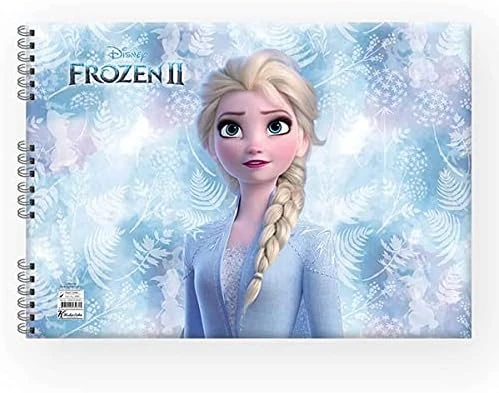 Keskin Color Frozen II 25x35cm 15yp Spiralli Resim Defteri / 300215-92 - Resim 3