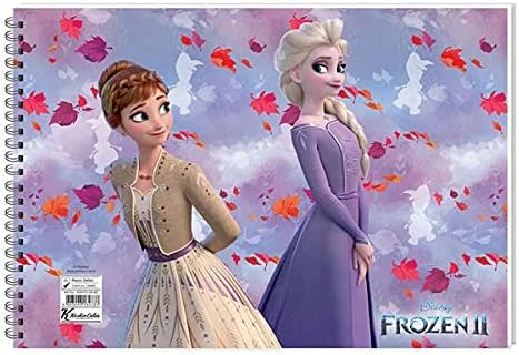 Keskin Color Frozen II 25x35cm 15yp Spiralli Resim Defteri / 300215-92 - Resim 7