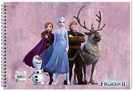Keskin Color Frozen II 25x35cm 15yp Spiralli Resim Defteri / 300215-92 - Resim 5