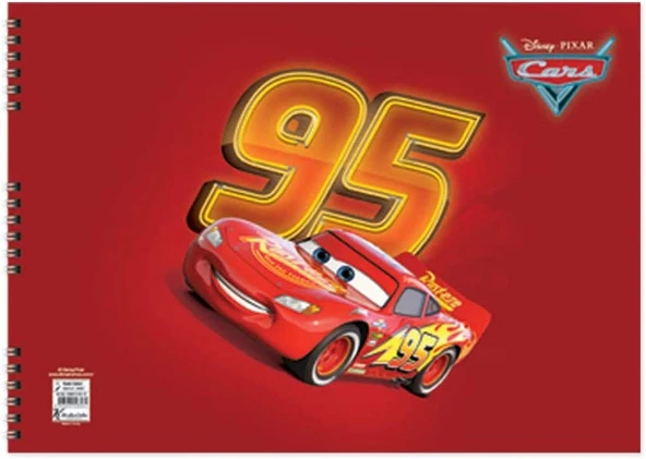 Keskin Color Cars 25x35cm 15yp Spiralli Resim Defteri / 300215-33 - 2