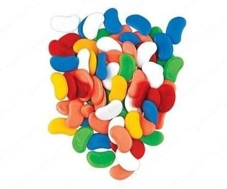 Hatas Karışık Renkli Sayı Fasulyesi Plastik Kutulu / 0874