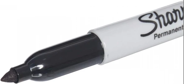 Sharpie Fine Yuvarlak Uç Permanent Markör Siyah / 1741831 - Resim 2