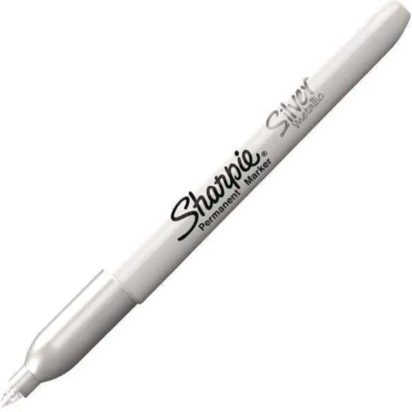Sharpie Fine Yuvarlak Uç Permanent Markör Gümüş / 2065407 - Resim 2