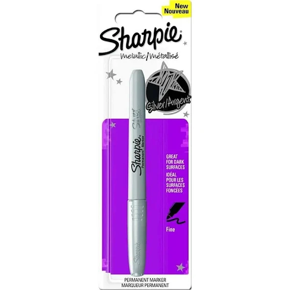Sharpie Fine Yuvarlak Uç Permanent Markör Gümüş / 2065407 ürün görseli