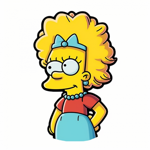 Sticker Master Simpsons Motorsiklet, Kask,Laptop Ve Araç Sticker Çıkartma Etiket 12 Adet 10 Ar Cm - Resim 2
