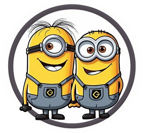 Sticker Master Minions Motorsiklet, Kask,Laptop Ve Araç Sticker Çıkartma Etiket 14x15 Cm