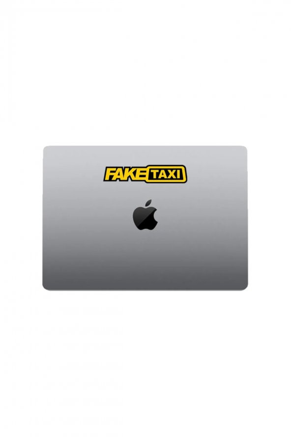 Sticker Master Fake Taxi Sticker Motor, Kask, Laptop, Araba Sticker 14x3 Cm - 4