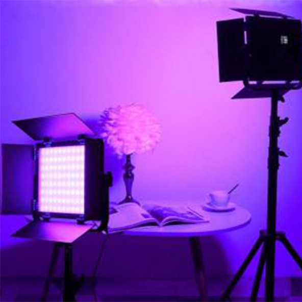 Deyatech 50W RGB LED Video ışık stüdyo ışıkları fotoğraf ışıkları Video konferans Youtube - 2