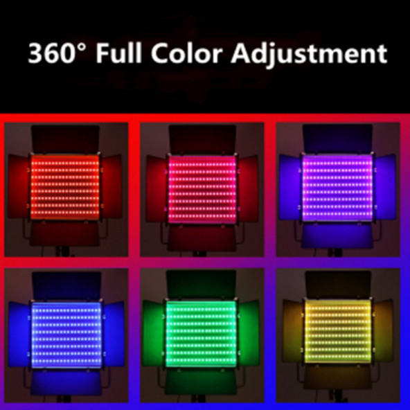 Deyatech 50W RGB LED Video ışık stüdyo ışıkları fotoğraf ışıkları Video konferans Youtube - 3