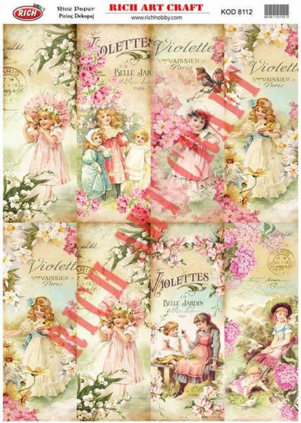 Rich Pirinç Dekopaj Kağıdı Model 8112 ürün görseli