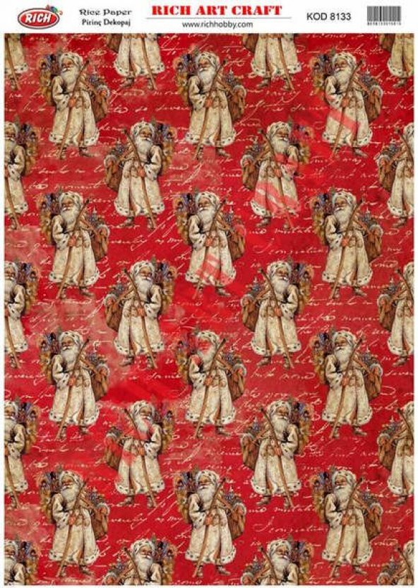 Rich Pirinç Dekopaj Kağıdı Model 8133
