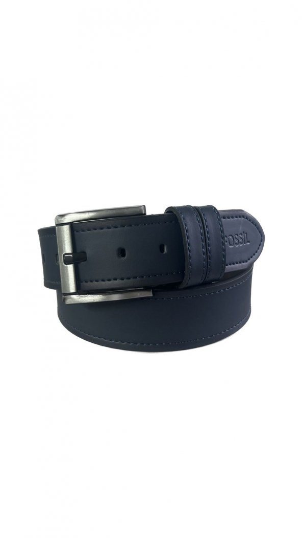 Fossil Lacivert Suni Deri 4,5 cm Erkek Kemeri -130 Cm - 2