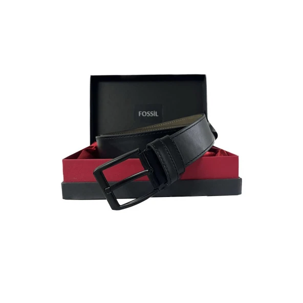 Fossil Siyah Lacivert Suni Deri 4,5 cm Erkek Kemeri 125 ürün görseli