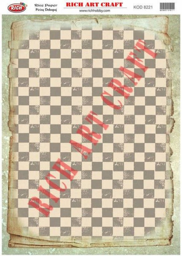 Rich Pirinç Dekopaj Kağıdı Model 8221 ürün görseli