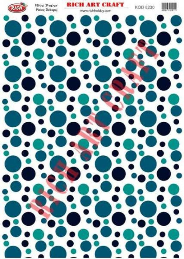 Rich Pirinç Dekopaj Kağıdı Model 8230 ürün görseli