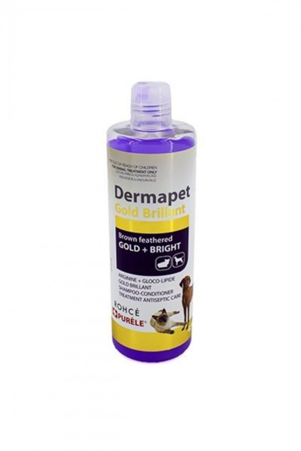 Dermapet Sarı Kahverengi Irk Kedi Ve Köpek Için Dermatolojik Etkili Kremli Şampuan 450 ml