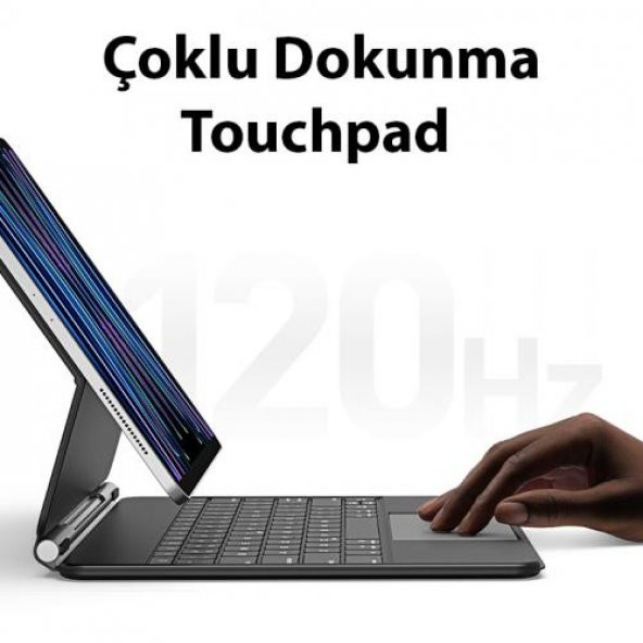 Coofbe iPad Pro 11 Magic Keyboard Kılıf Bluetooth Klavye iPad Pro 11 Kılıf Klavye Manyetik Kapak - 2