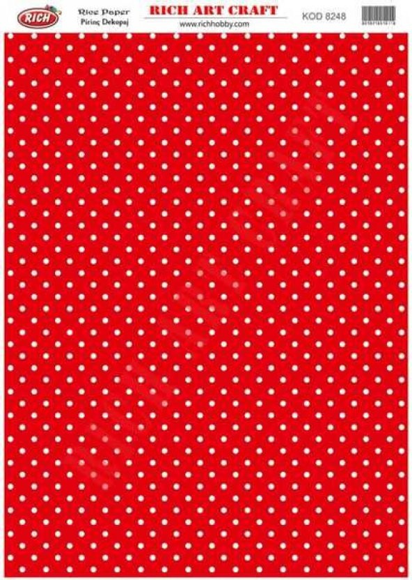 Rich Pirinç Dekopaj Kağıdı Model 8248 ürün görseli