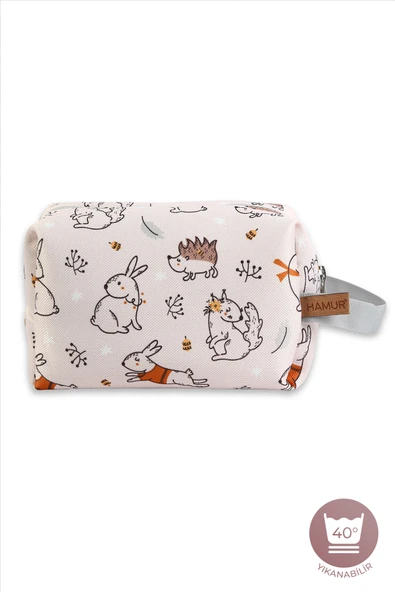 Kirli Temiz Islak Organizer Çantası Tvşn Pudra Bebek Çocuk Kıyafet Çamaşır Anne Makyaj Alezli Çanta - Resim 3