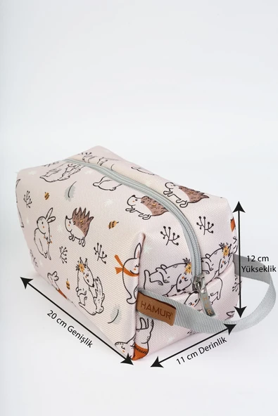 Kirli Temiz Islak Organizer Çantası Tvşn Pudra Bebek Çocuk Kıyafet Çamaşır Anne Makyaj Alezli Çanta - Resim 4