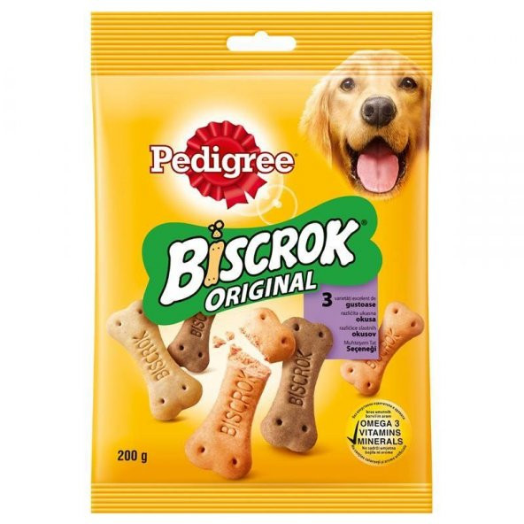 Pedigree Biscrok Original Köpek Ödül Bisküvisi 200 Gr